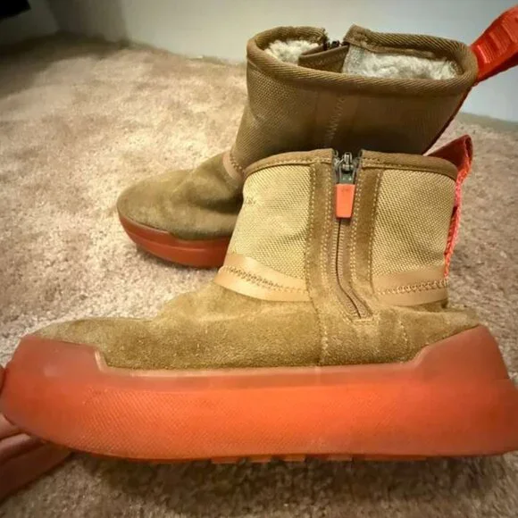 UGG Rare Orange Sole Suede Boots | Women’s US 5 | Lightly Worn - Picture 2 of 5